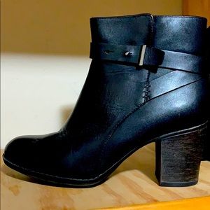 Black “ Clark’s” ankle boots.